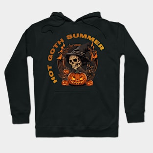 skeleton with pumpkin Hoodie